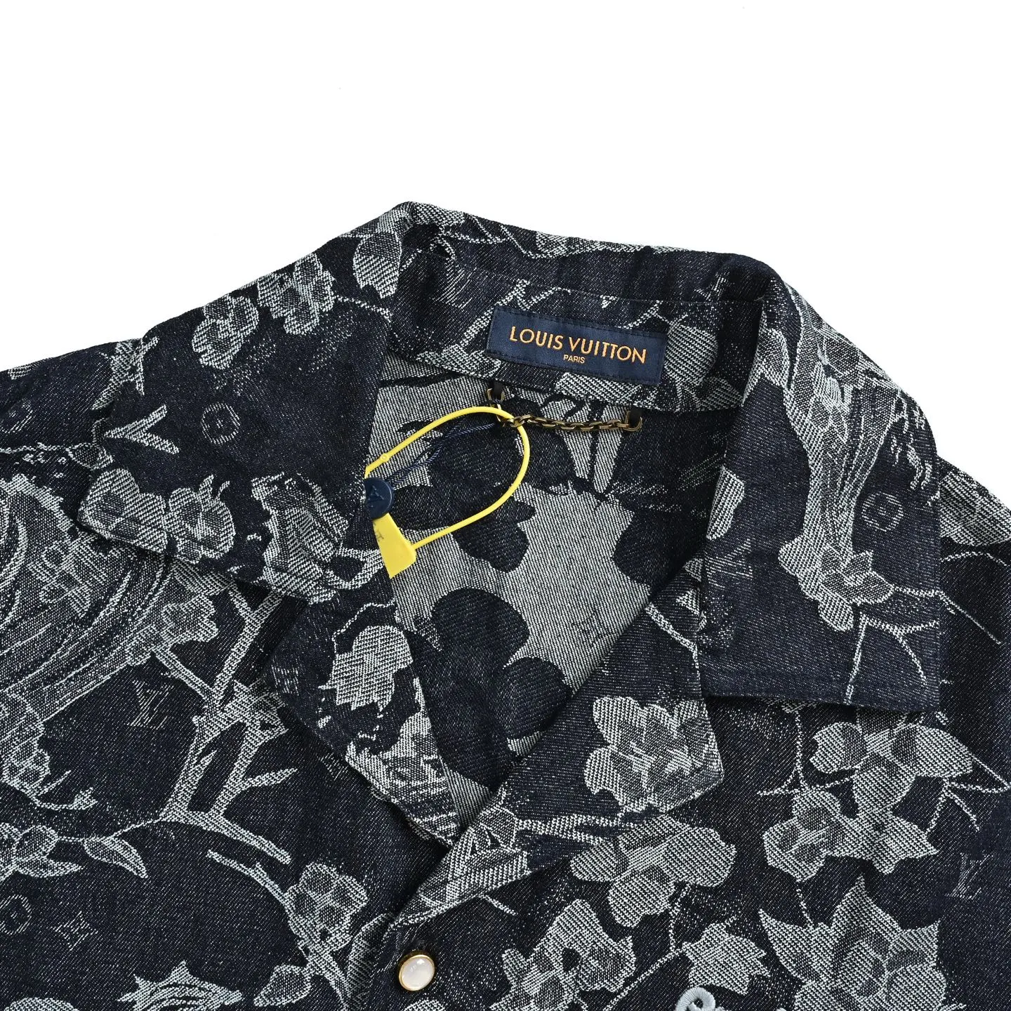 Louis Vuitton/Louis Vuitton floral denim suit jacket